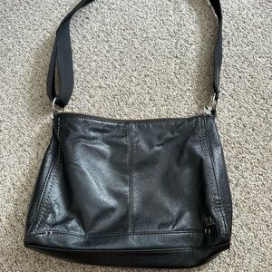 The Sak Black Leather Shoulder Bag